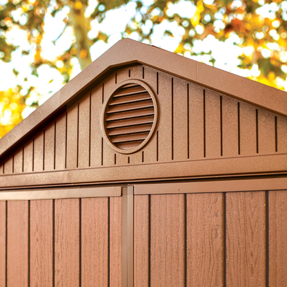 Keter Outdoor Garden Storage Shed – Brown Resin Storage House