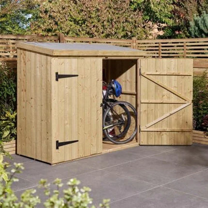 Tongue & Groove Wall-Mounted Outdoor Storage Cabinet, Weather-Resistant Garden Wall Store